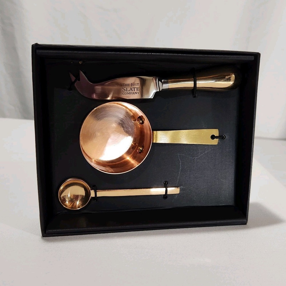 The Just Slate Company‎ - 3 Piece Copper Accessory Set in Presentation Gift Box